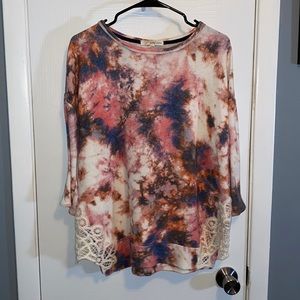 Crochet Tie Dye Top